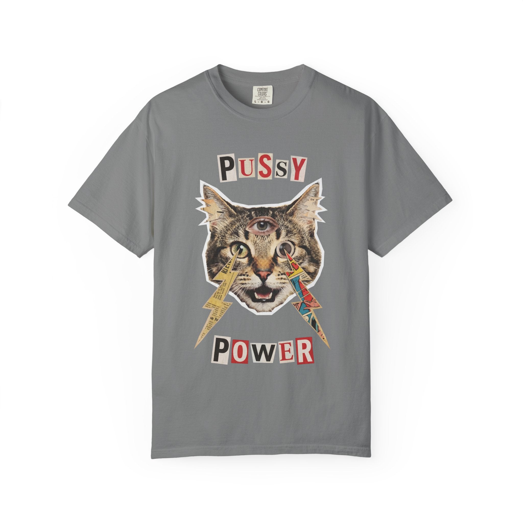 Pussy Power Feminism Comfort Colors Tee