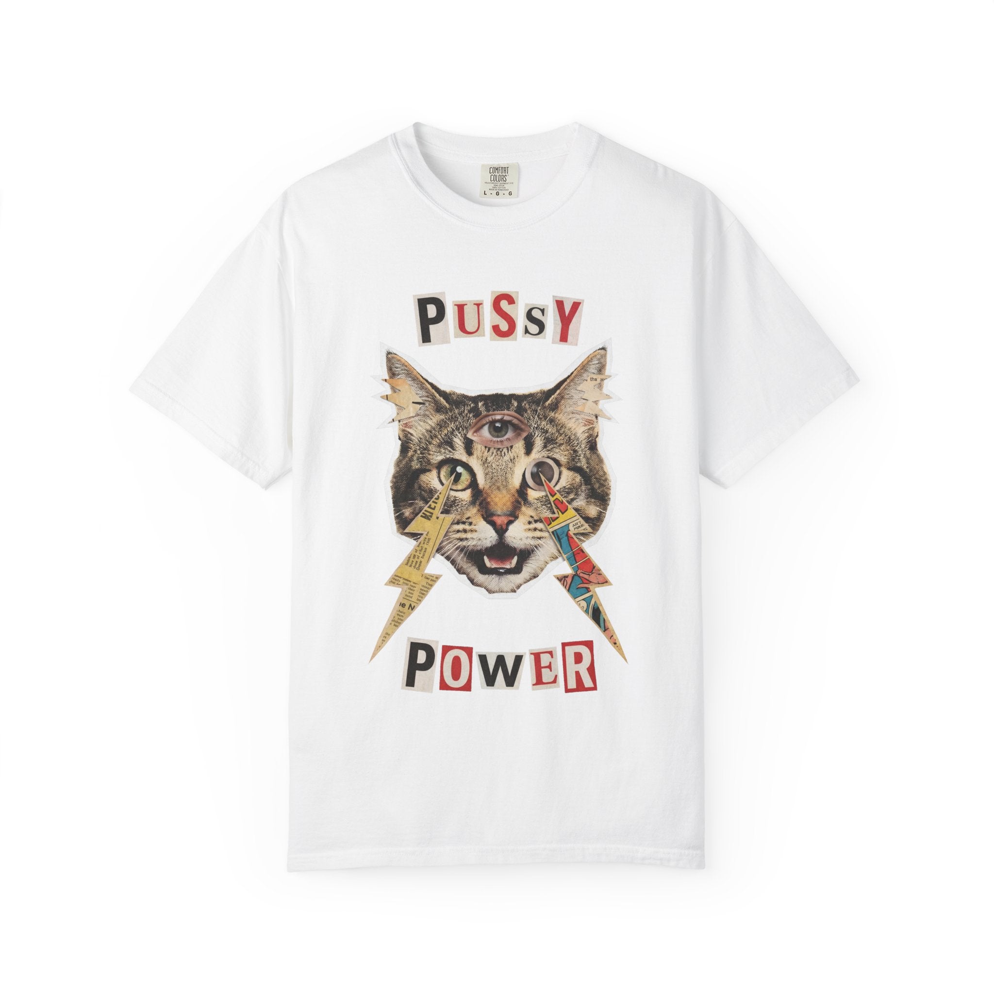 Pussy Power Feminism Comfort Colors Tee