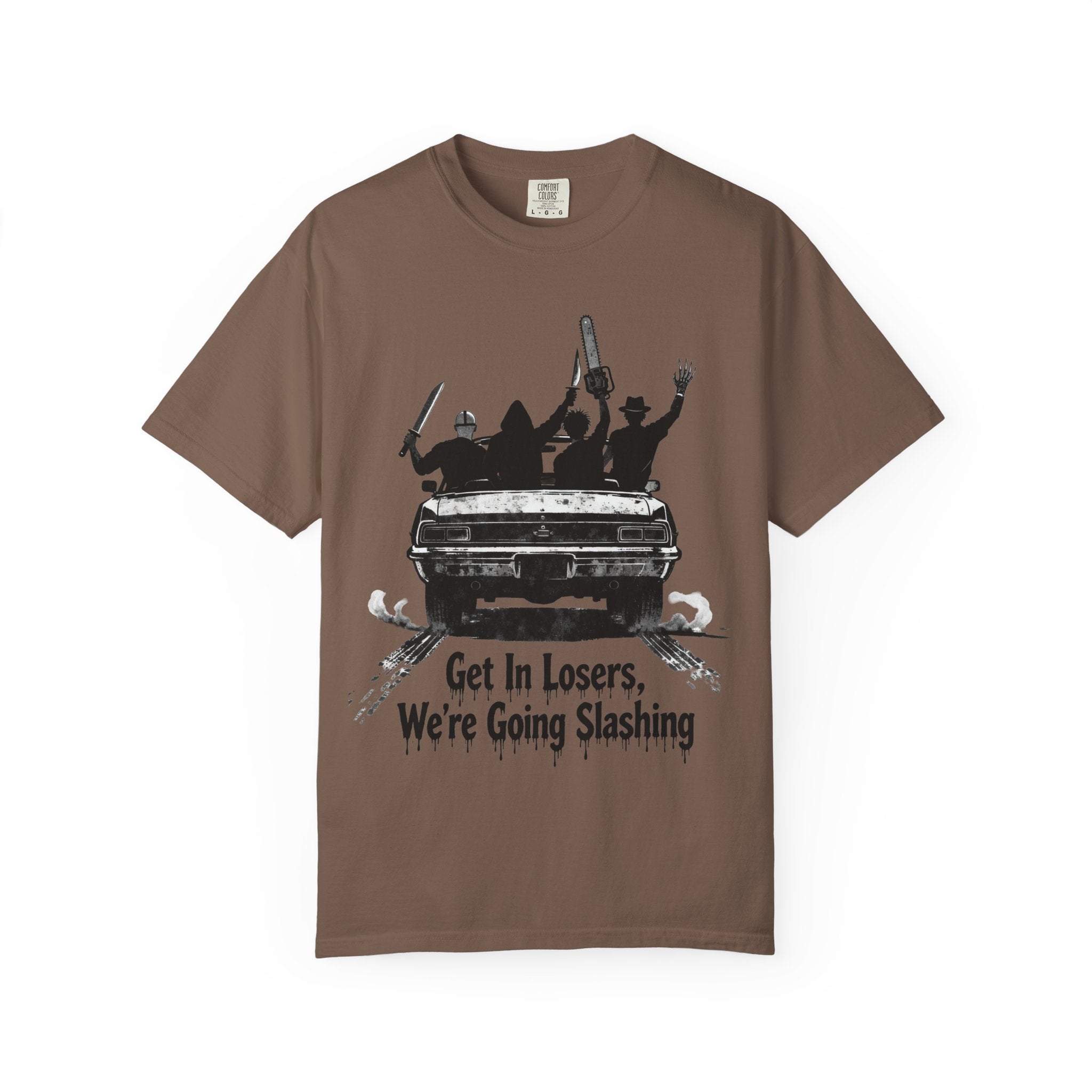 Get In Losers Horror Comfort Colors Tee