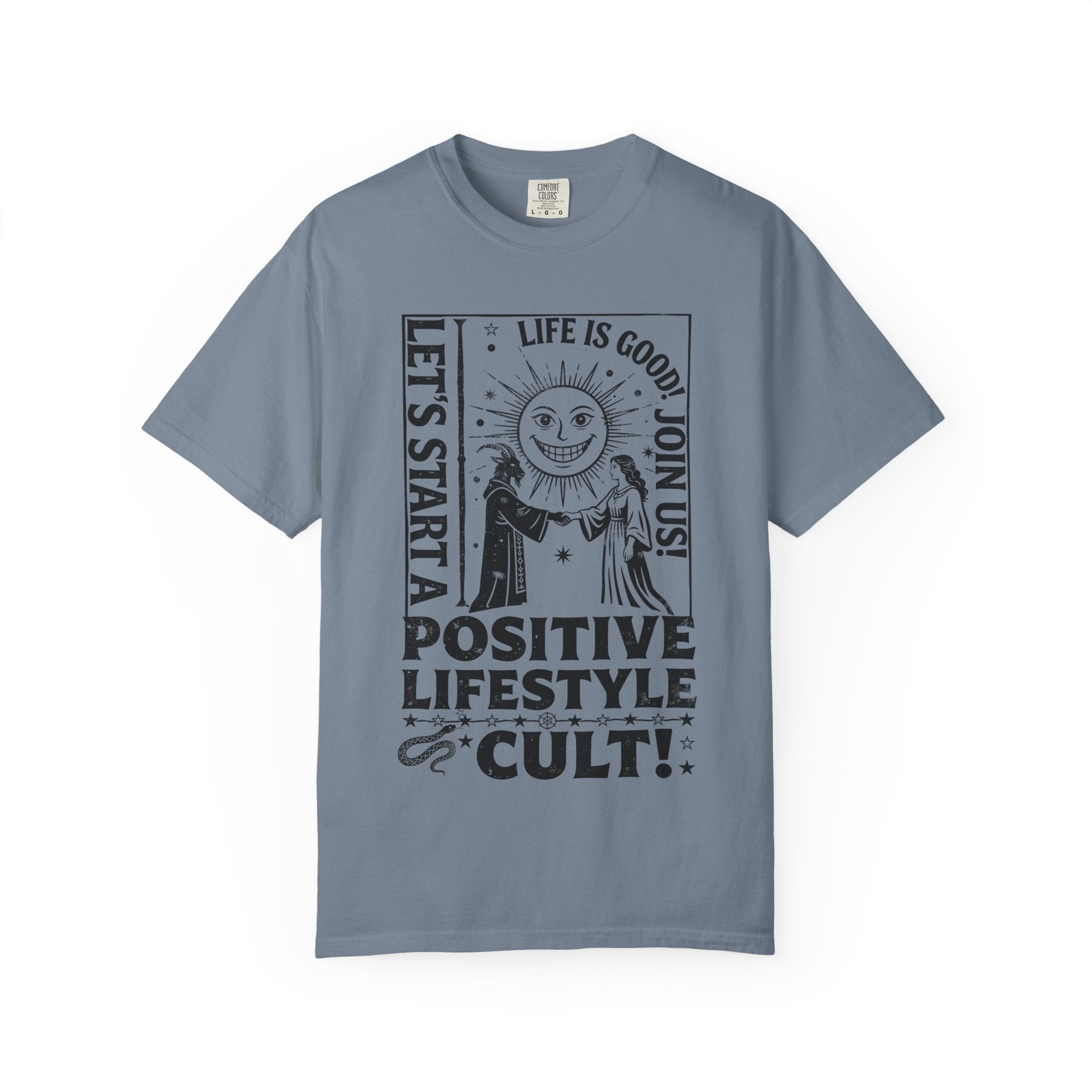 Positive Lifestyle Cult Comfort Colors Tee