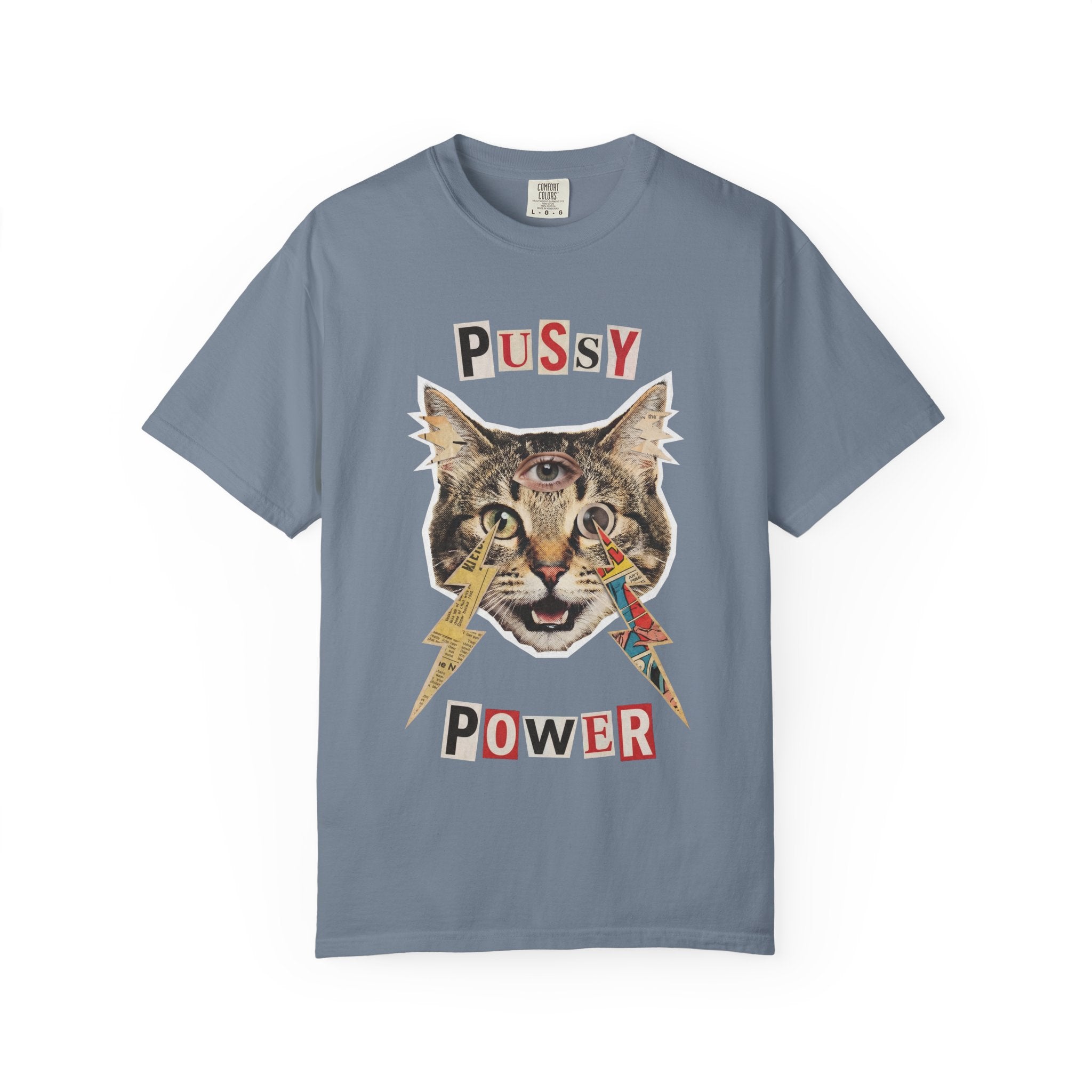 Pussy Power Feminism Comfort Colors Tee