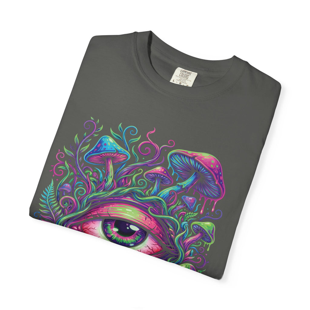 Psychedelic Third Eye Mushroom Comfort Colors Tee