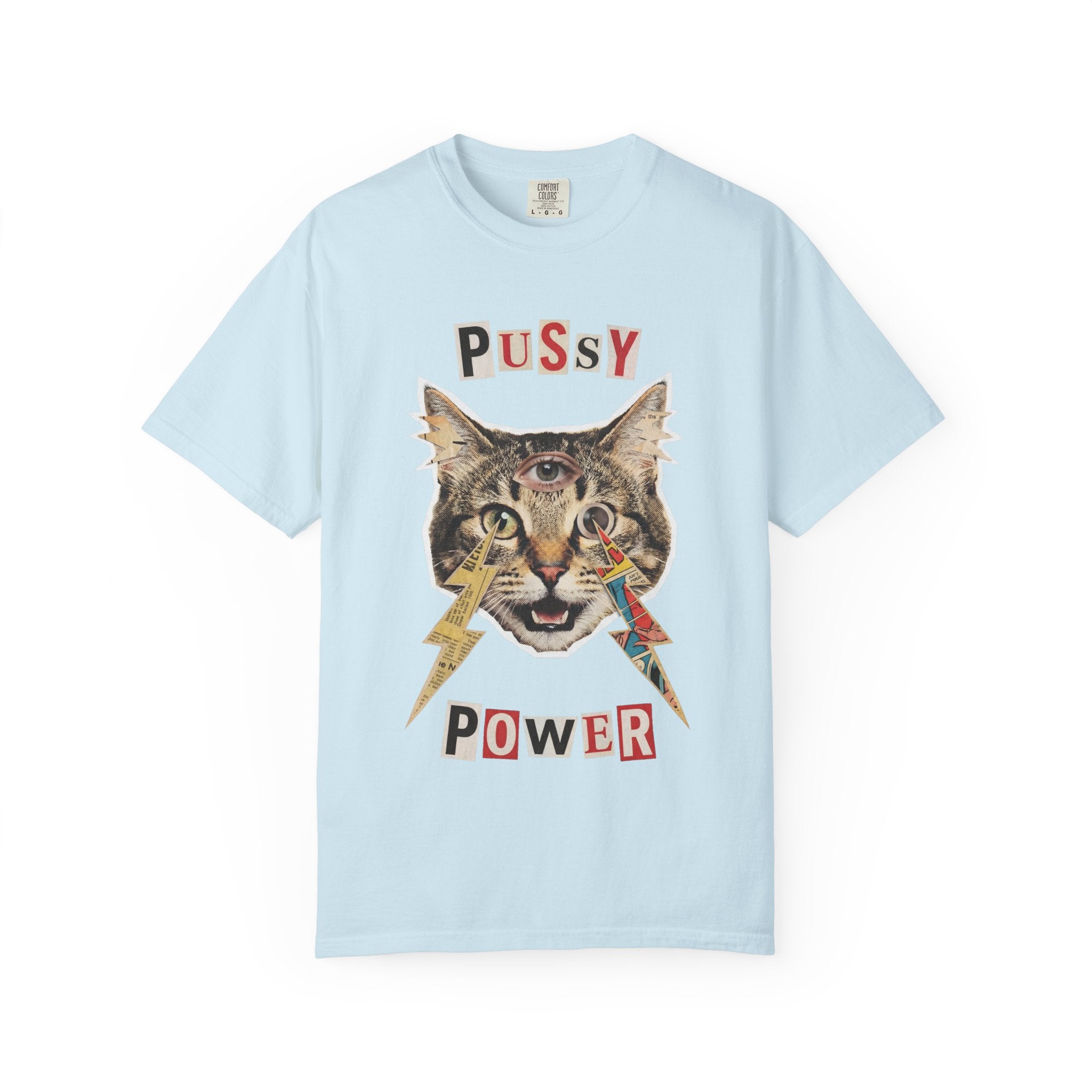 Pussy Power Feminism Comfort Colors Tee