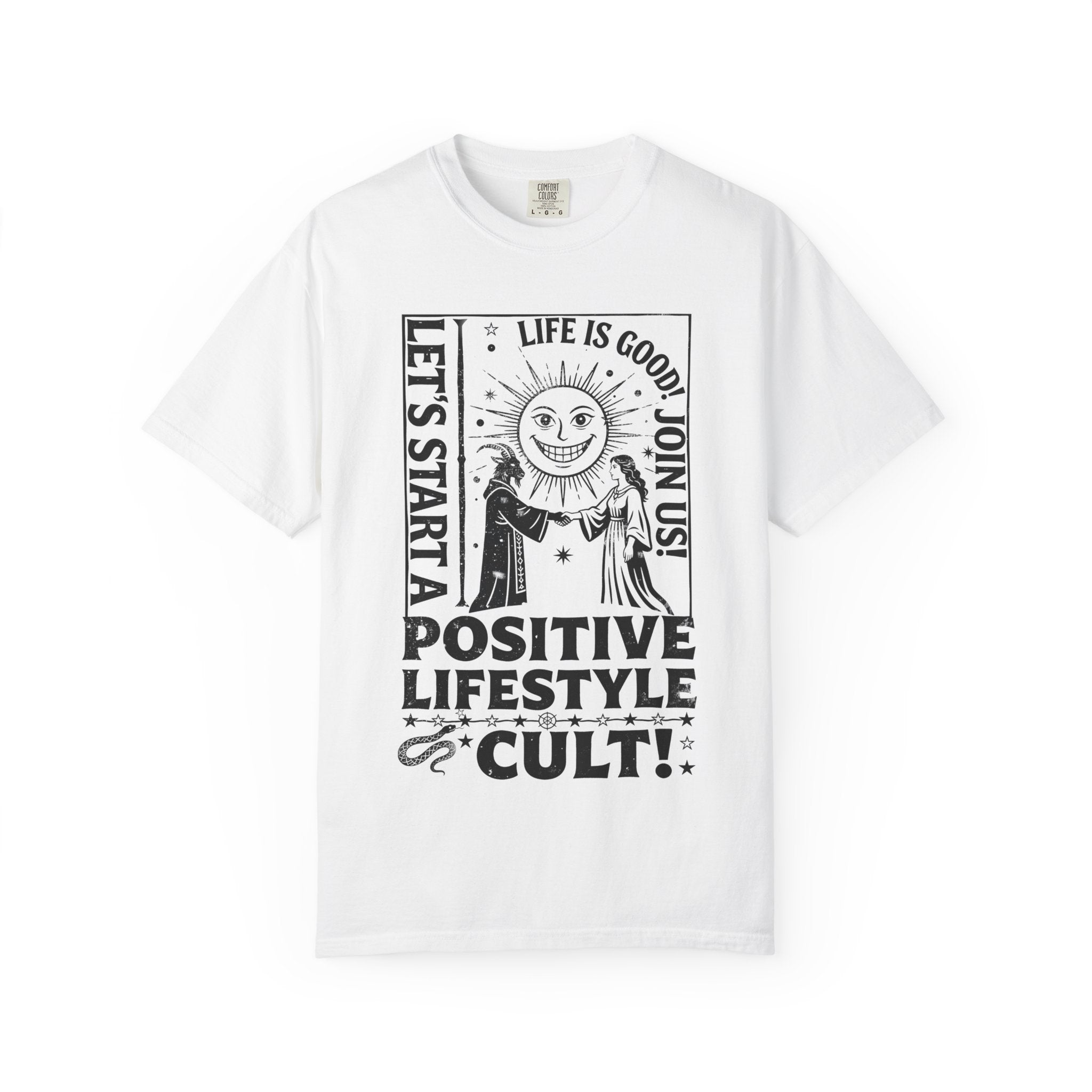 Positive Lifestyle Cult Comfort Colors Tee