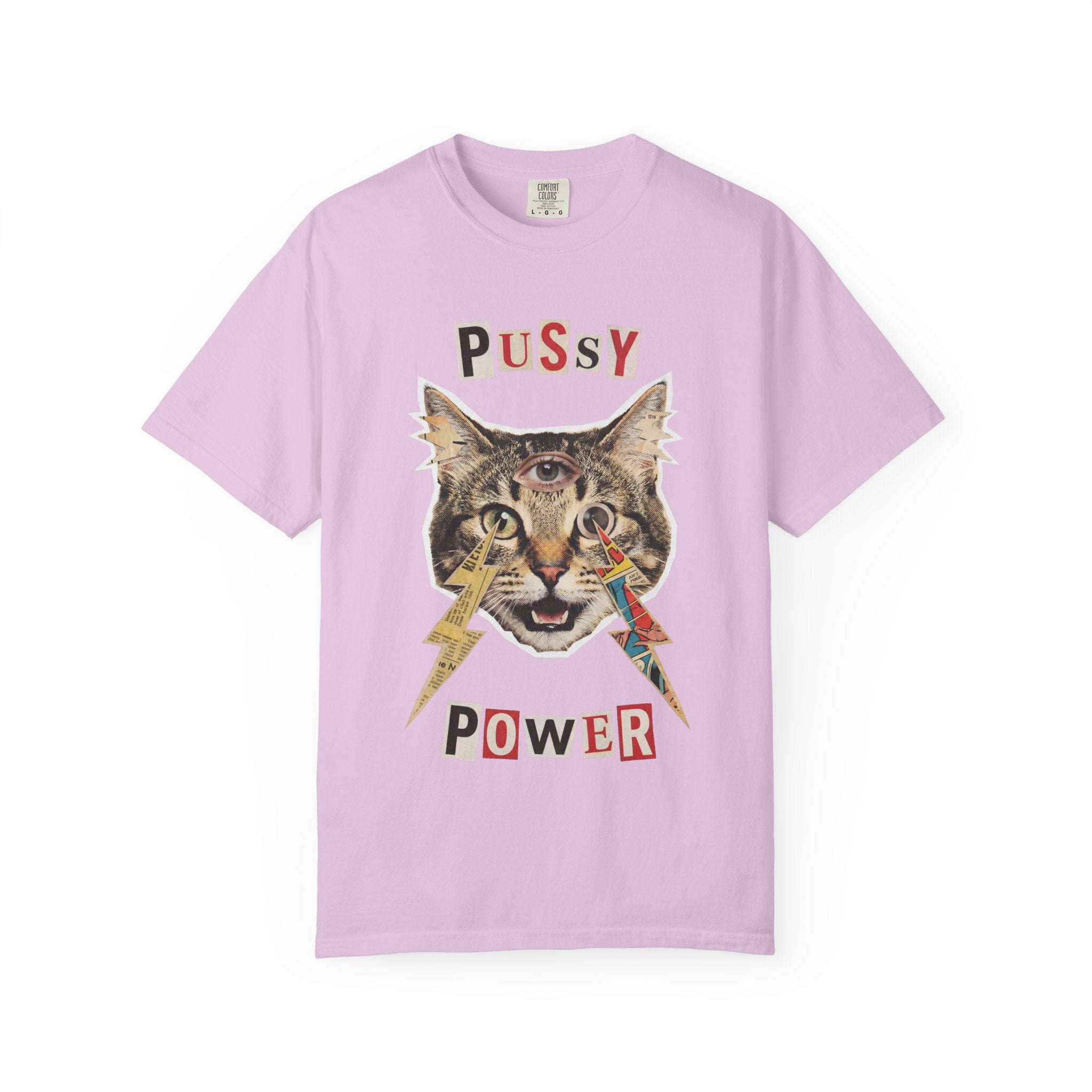 Pussy Power Feminism Comfort Colors Tee