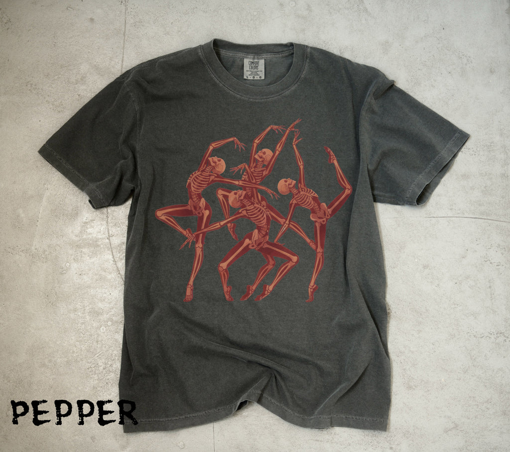 Dancing Skeletons Comfort Colors Tee