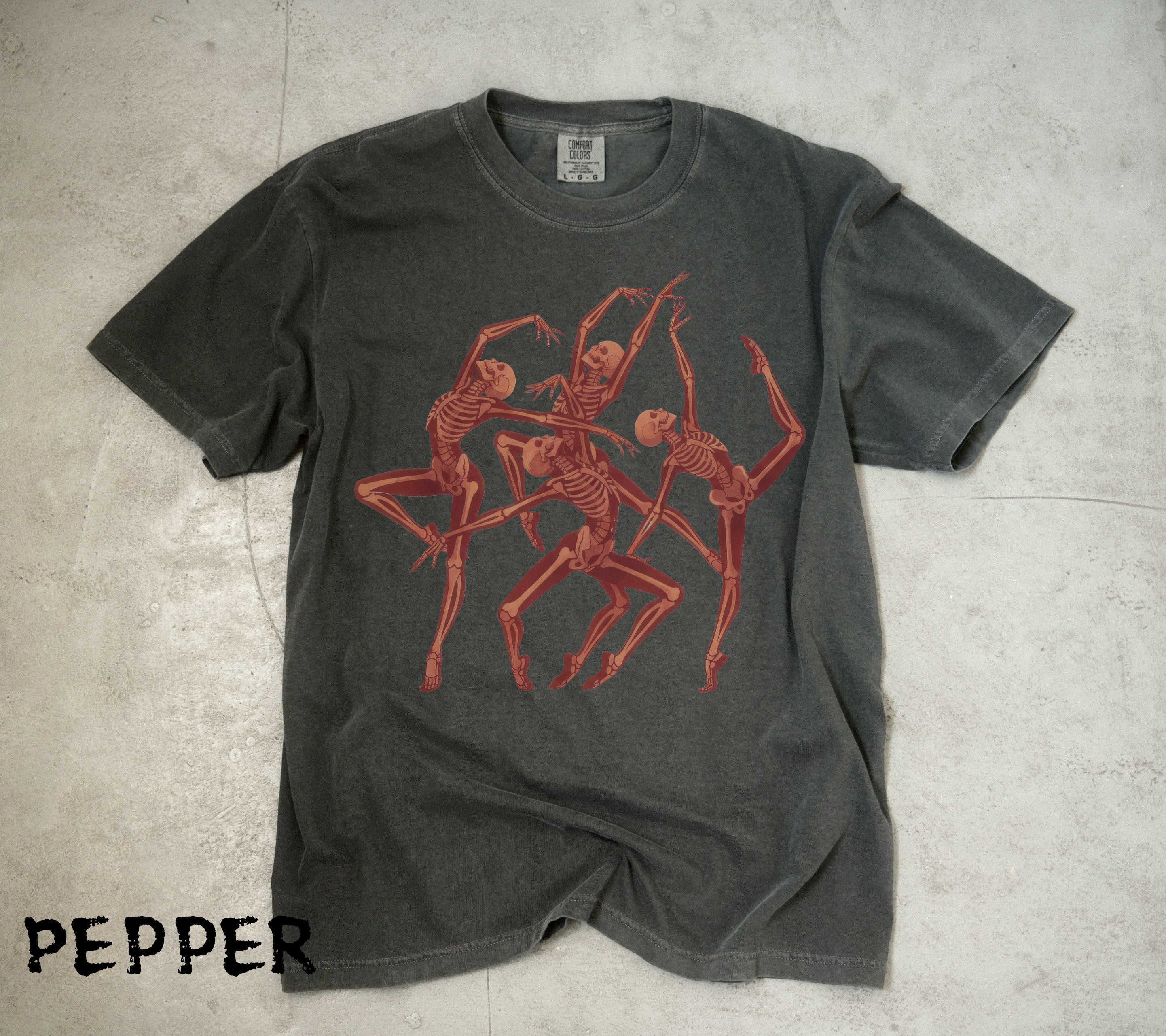 Dancing Skeletons Comfort Colors Tee