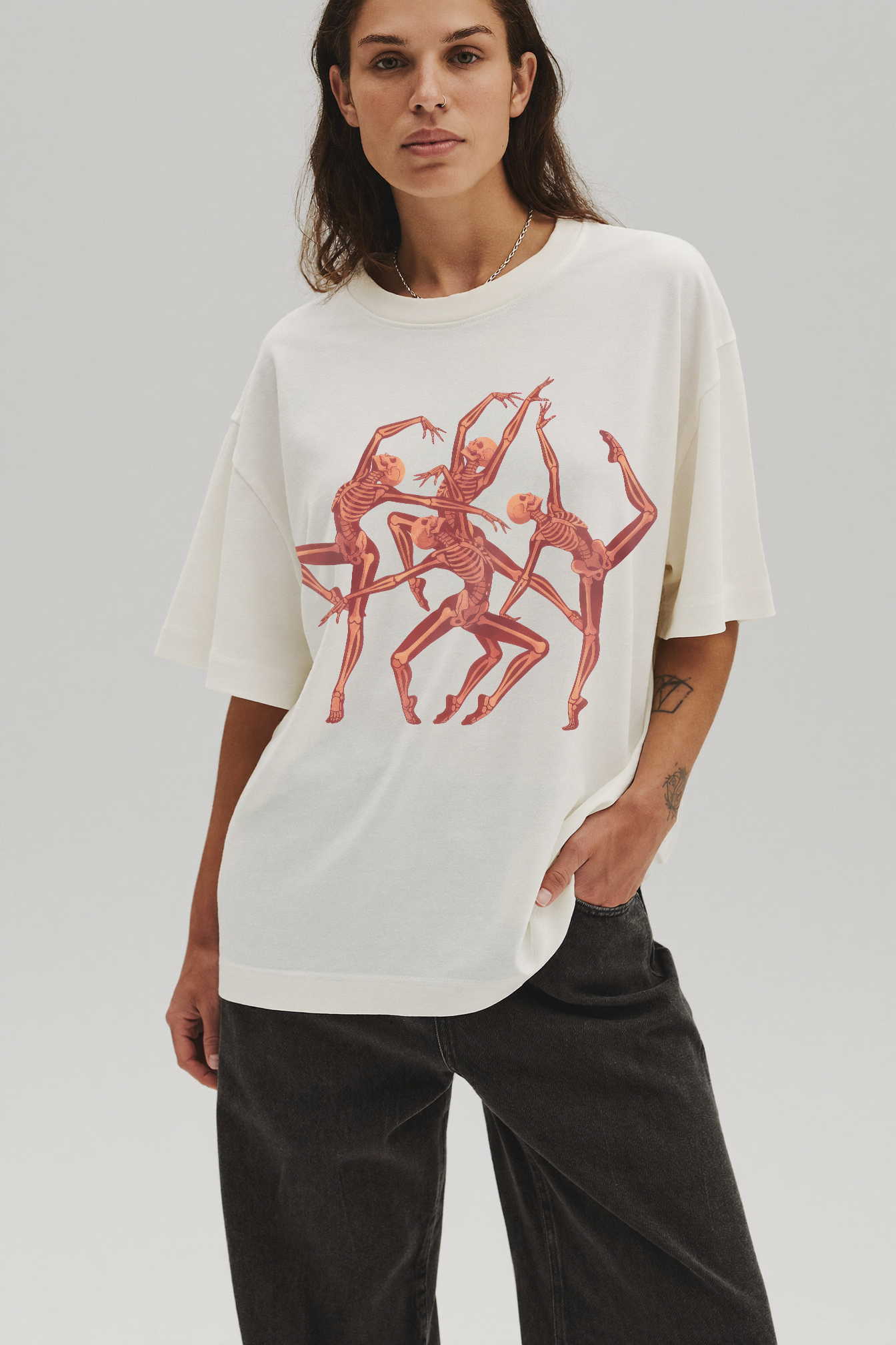 Dancing Skeletons Comfort Colors Tee