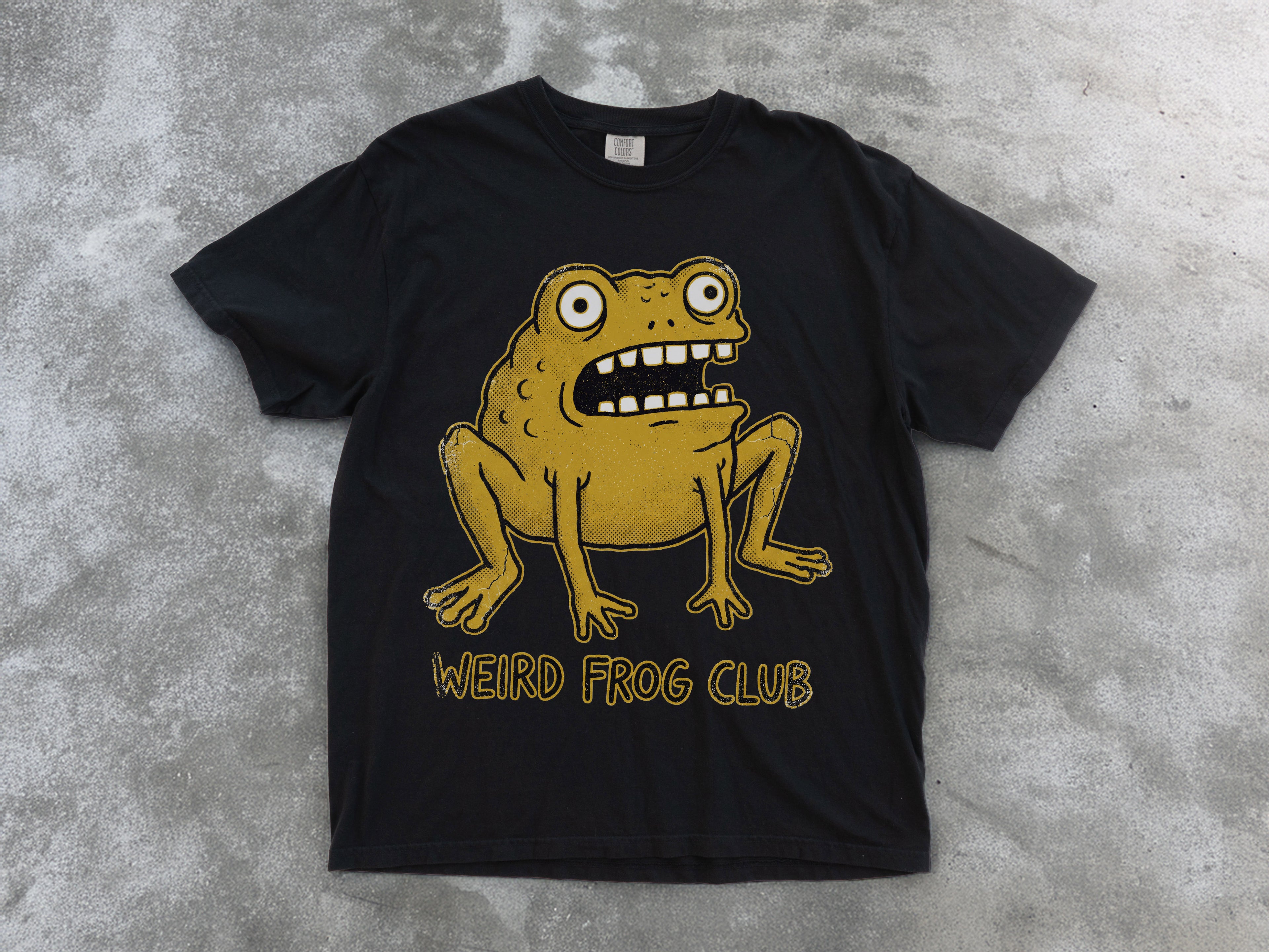 Weird Frog Club Comfort Colors Tee