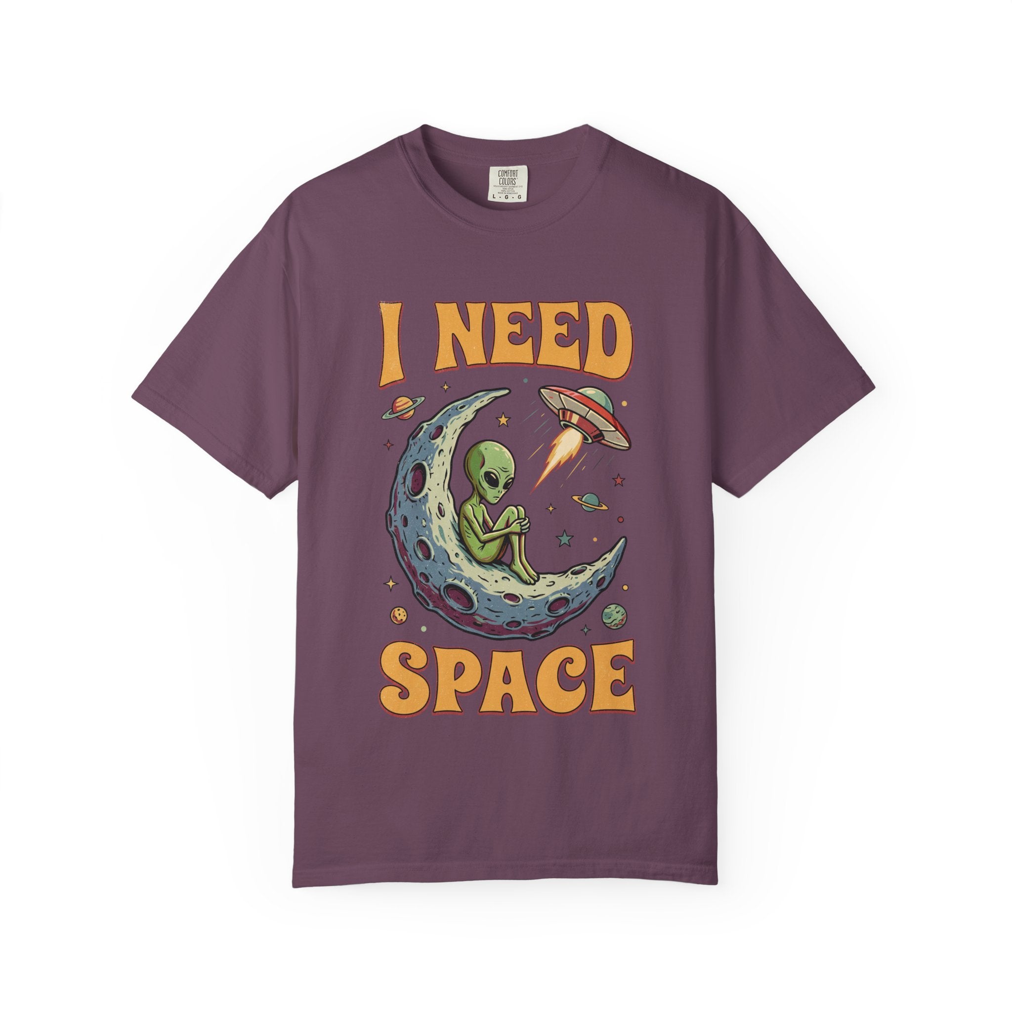 I Need Space Alien Comfort Colors Tee