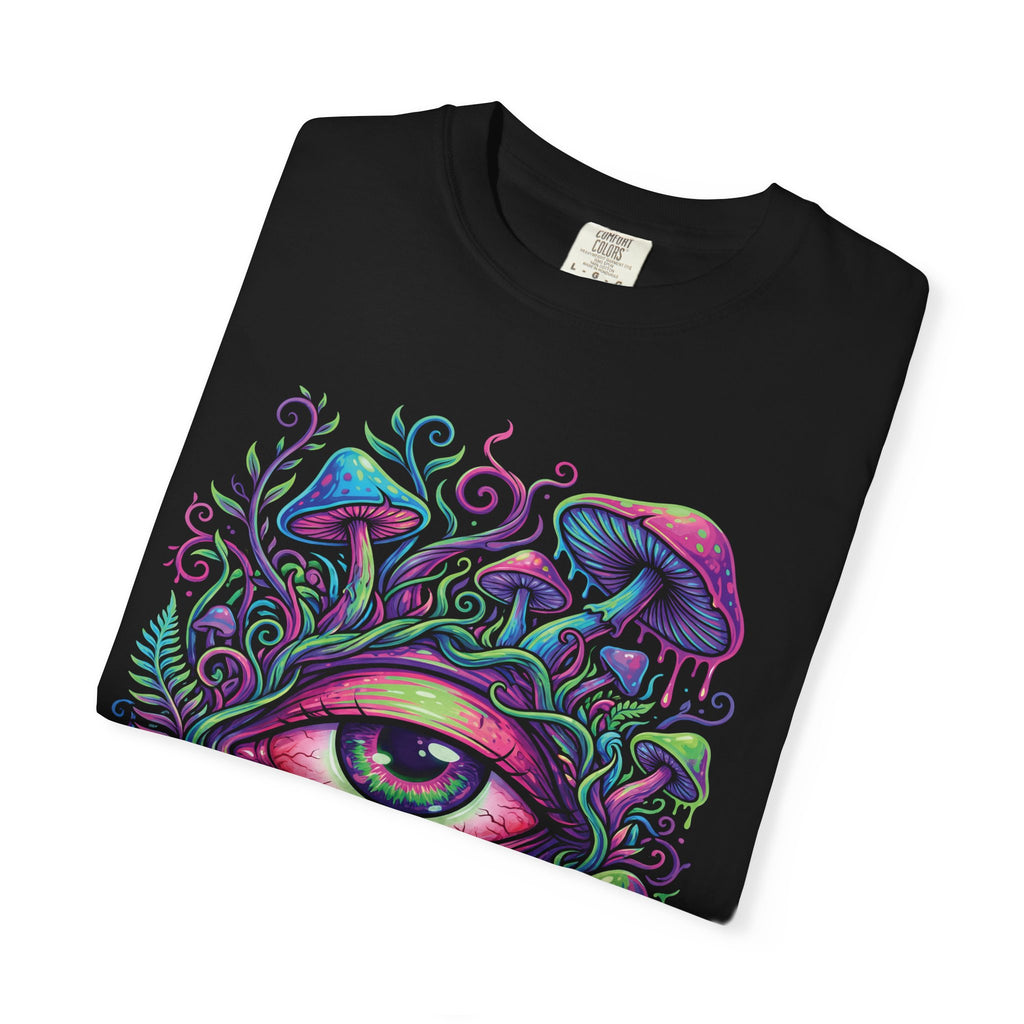 Psychedelic Third Eye Mushroom Comfort Colors Tee