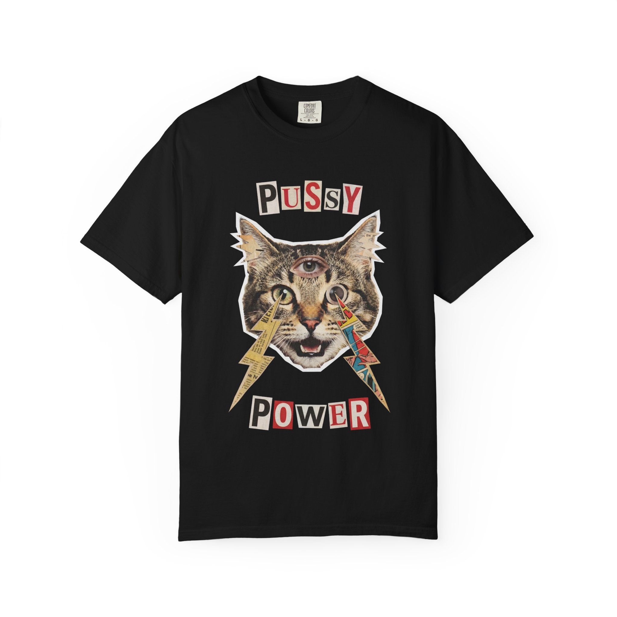 Pussy Power Feminism Comfort Colors Tee