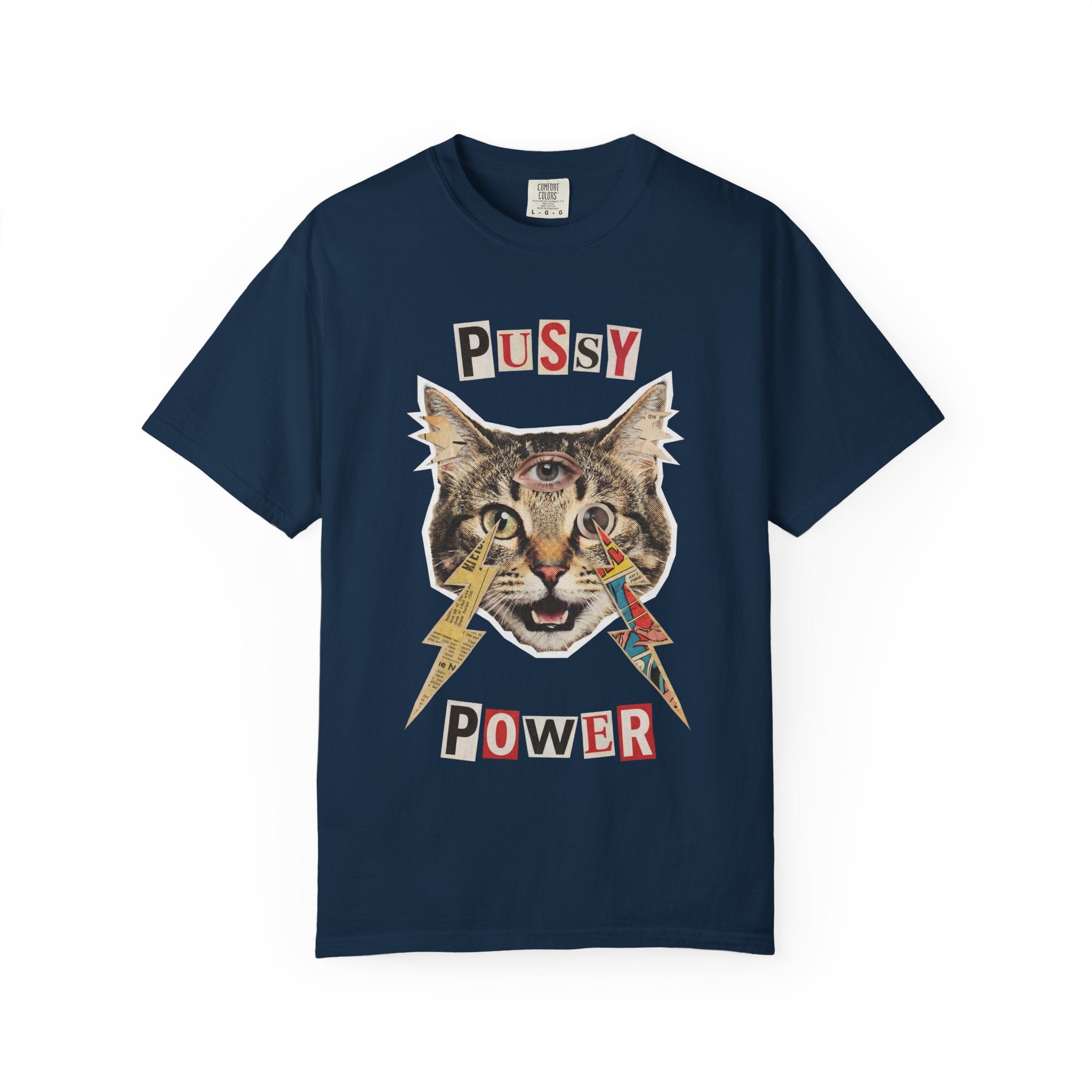 Pussy Power Feminism Comfort Colors Tee