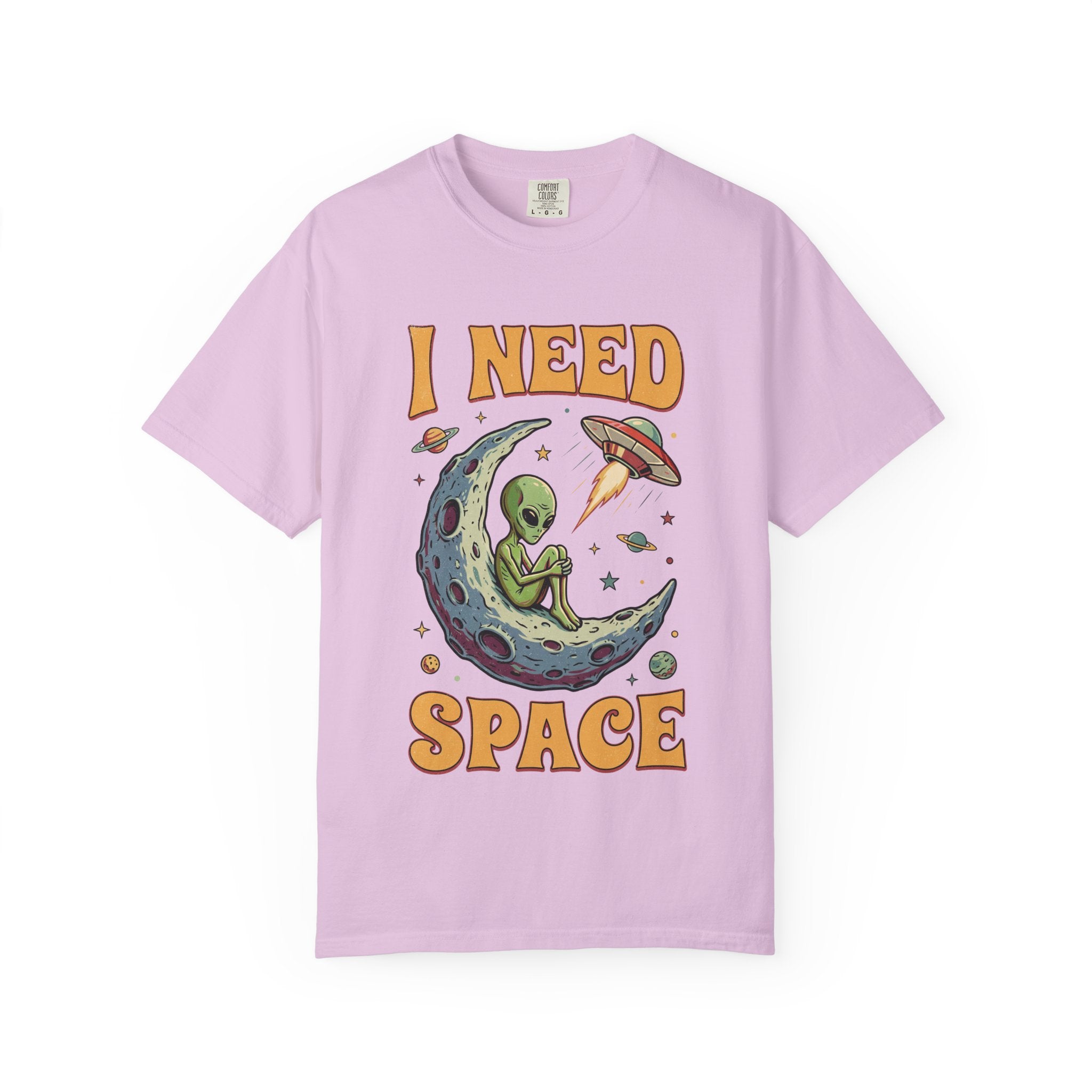 I Need Space Alien Comfort Colors Tee