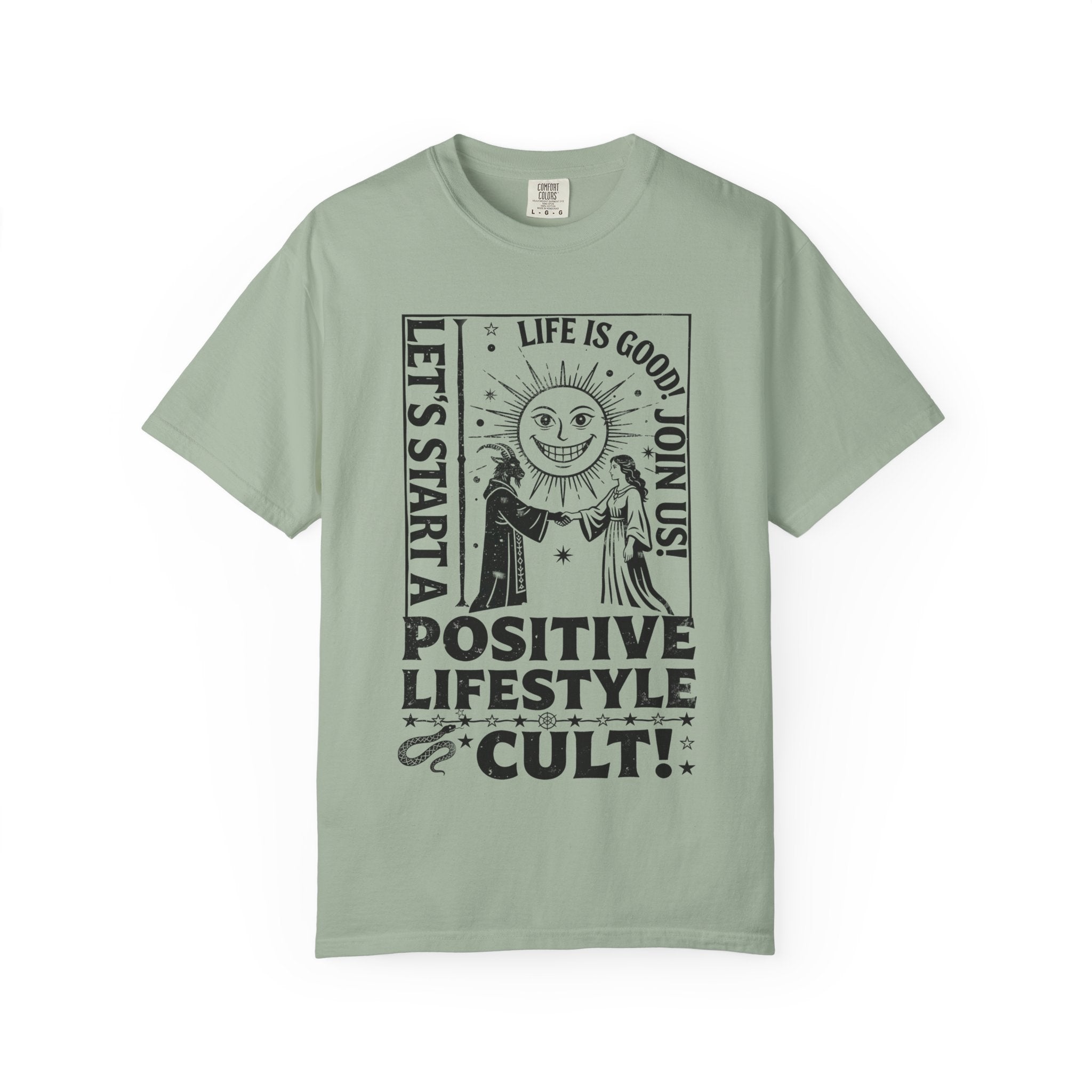 Positive Lifestyle Cult Comfort Colors Tee