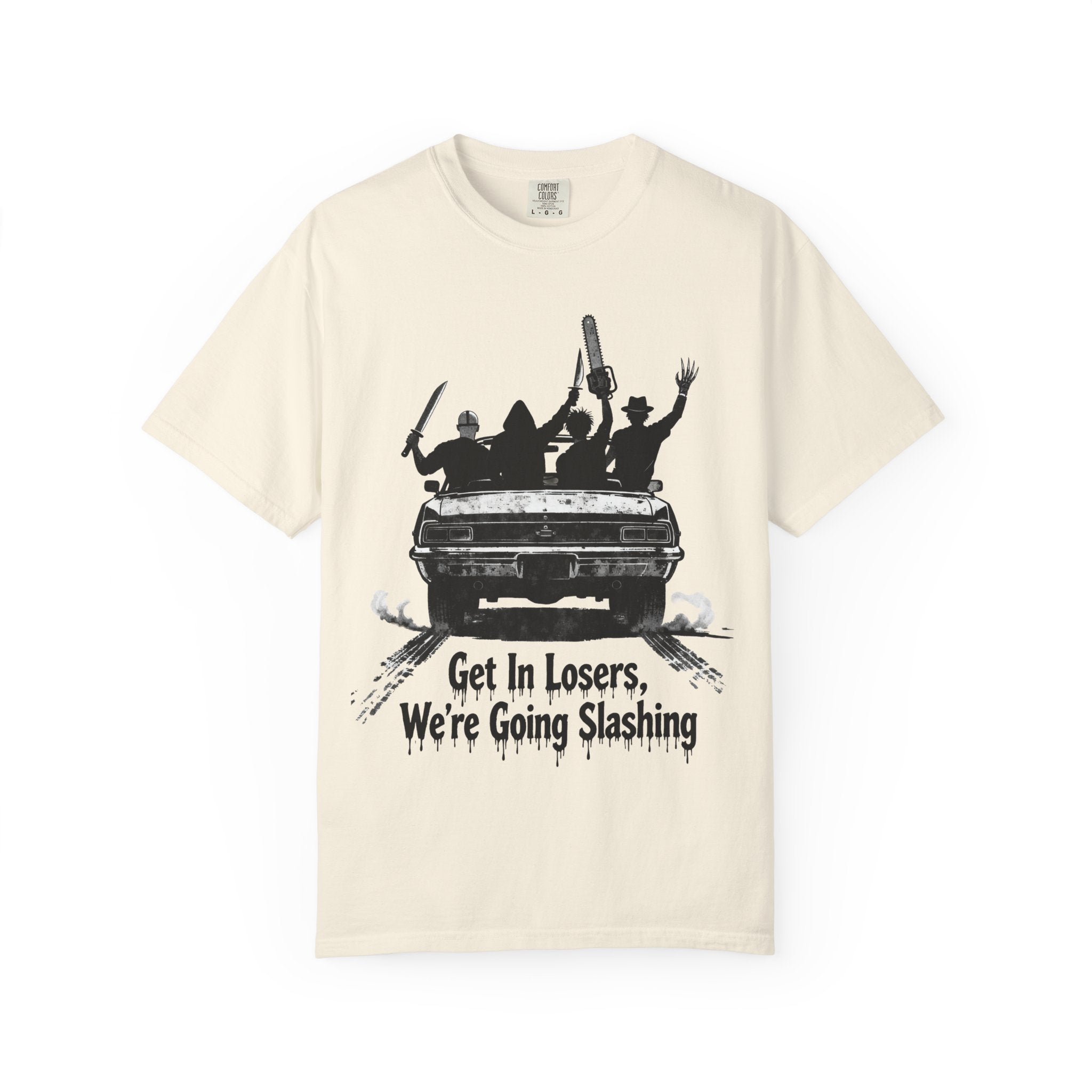 Get In Losers Horror Comfort Colors Tee