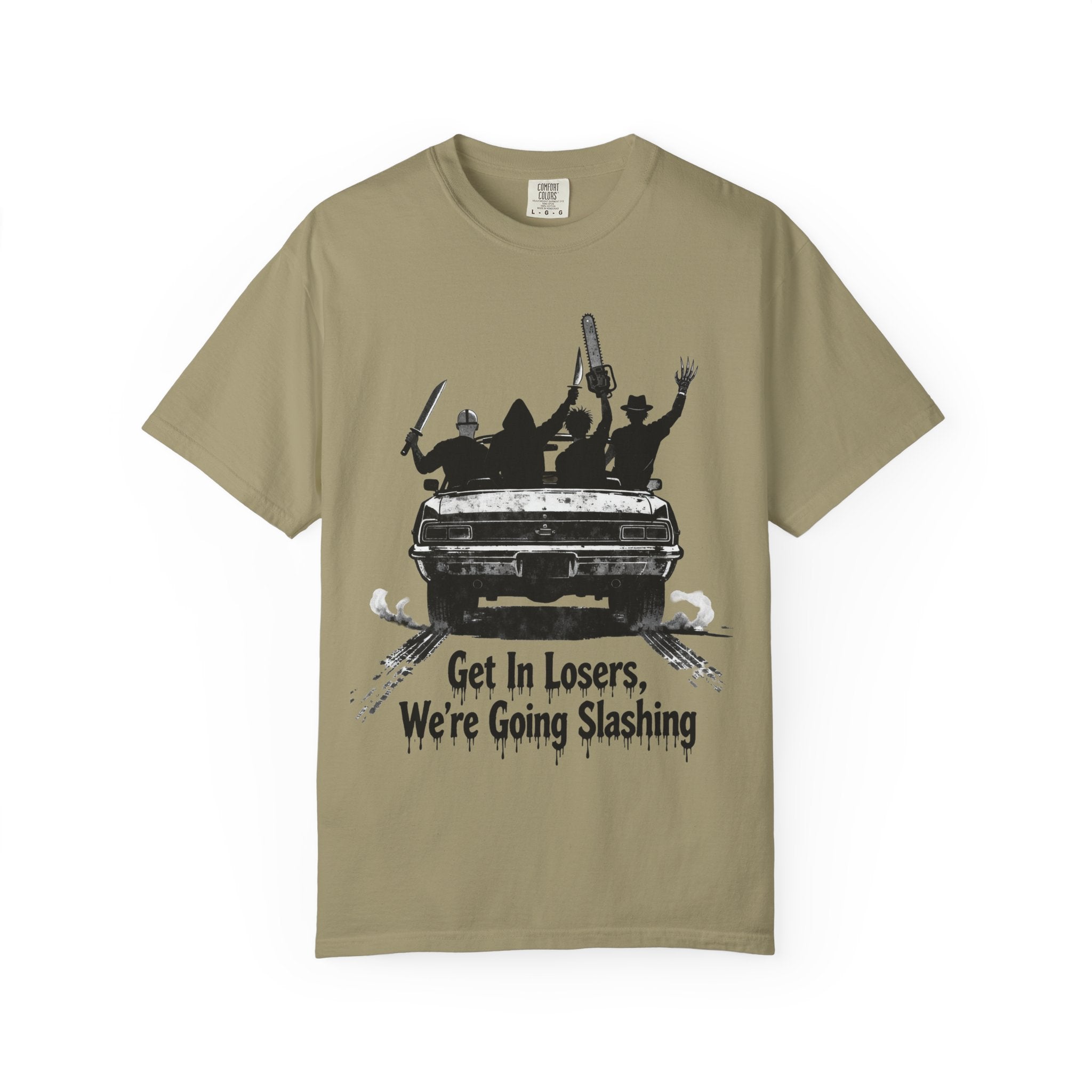 Get In Losers Horror Comfort Colors Tee