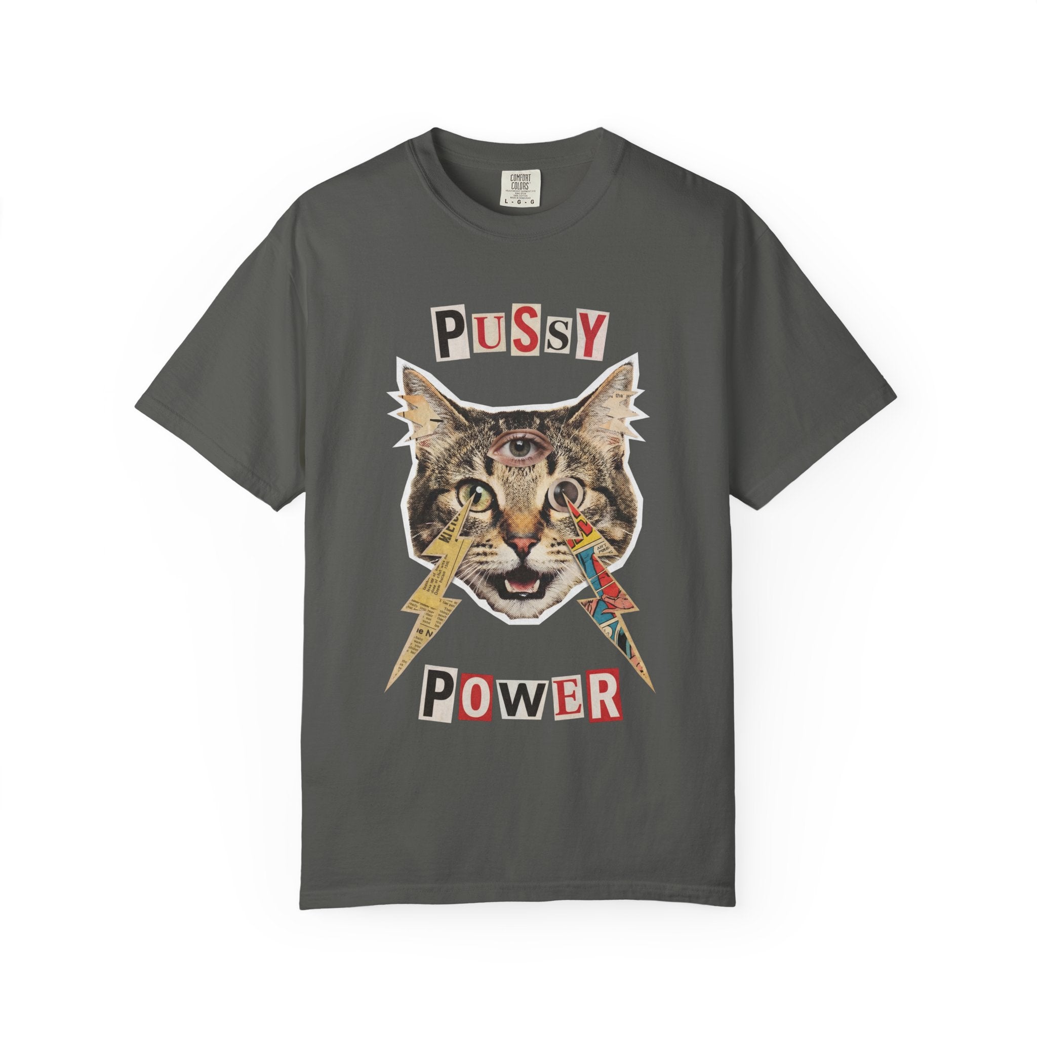 Pussy Power Feminism Comfort Colors Tee