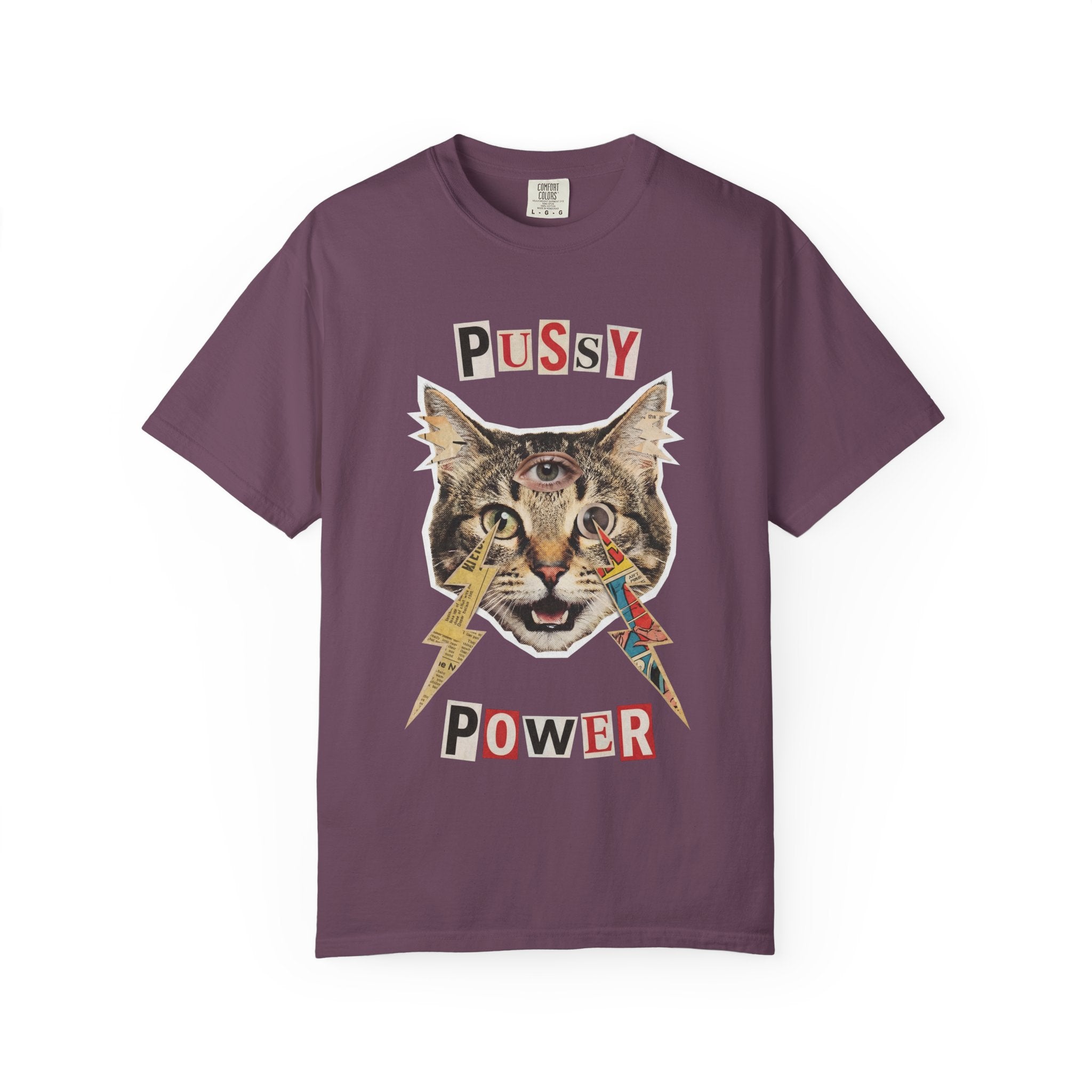 Pussy Power Feminism Comfort Colors Tee