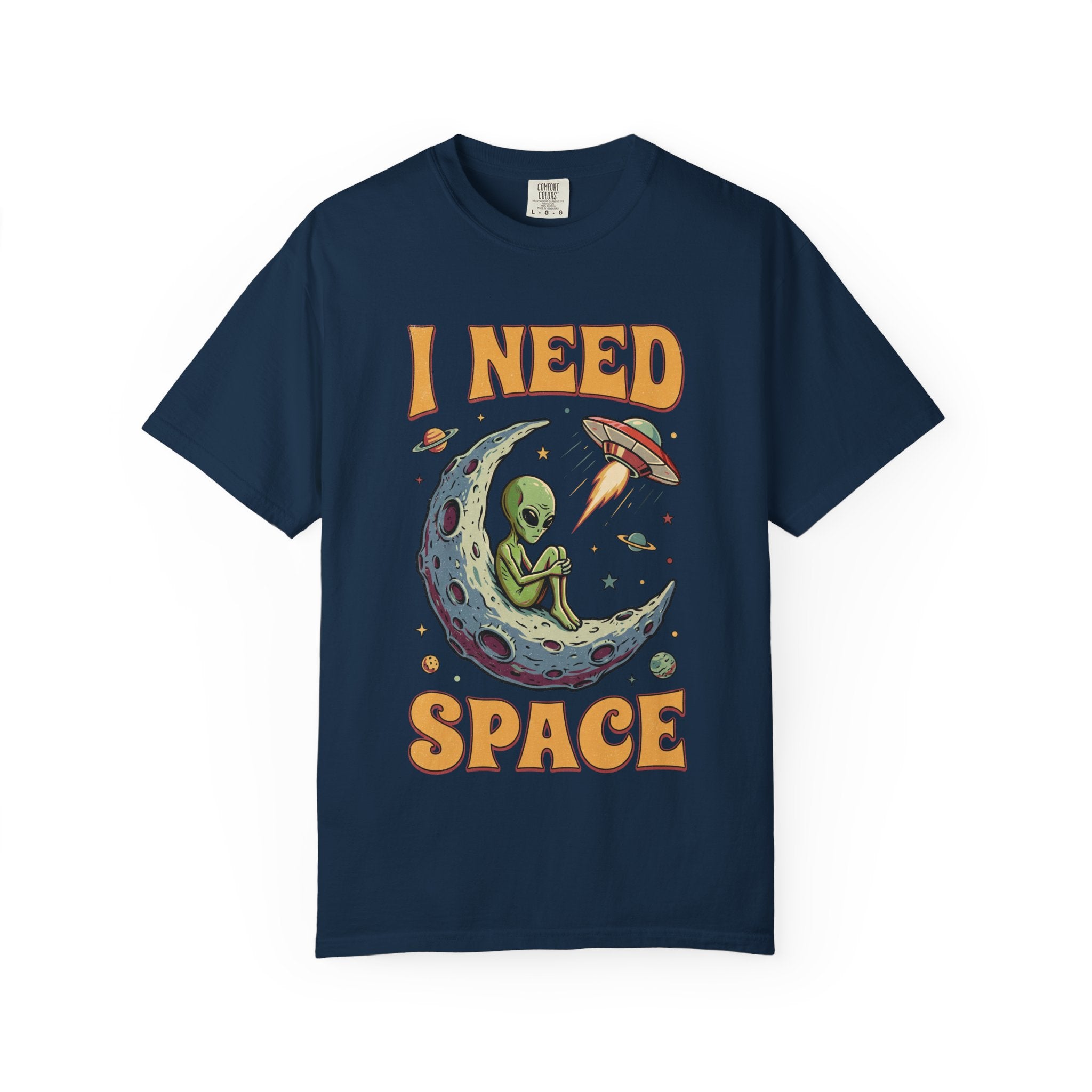 I Need Space Alien Comfort Colors Tee
