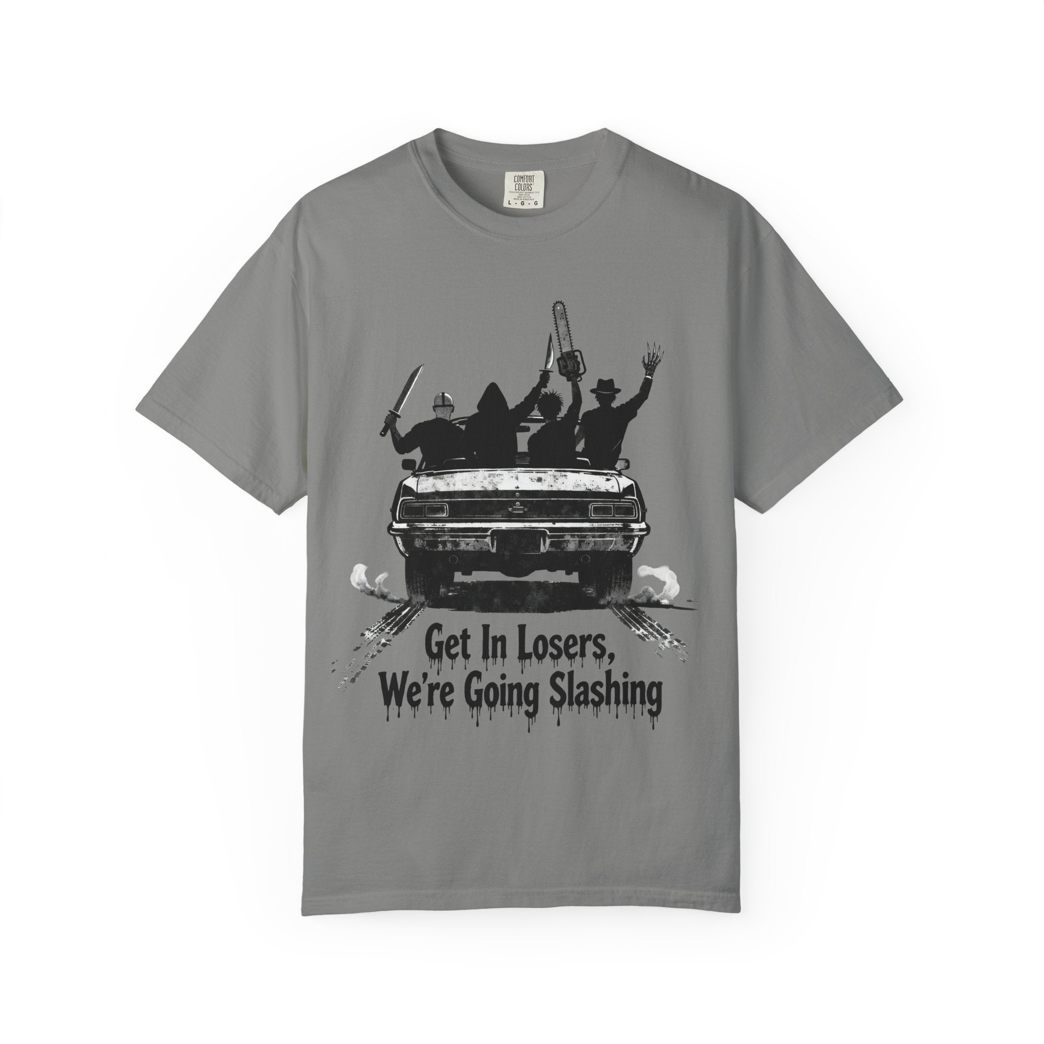 Get In Losers Horror Comfort Colors Tee
