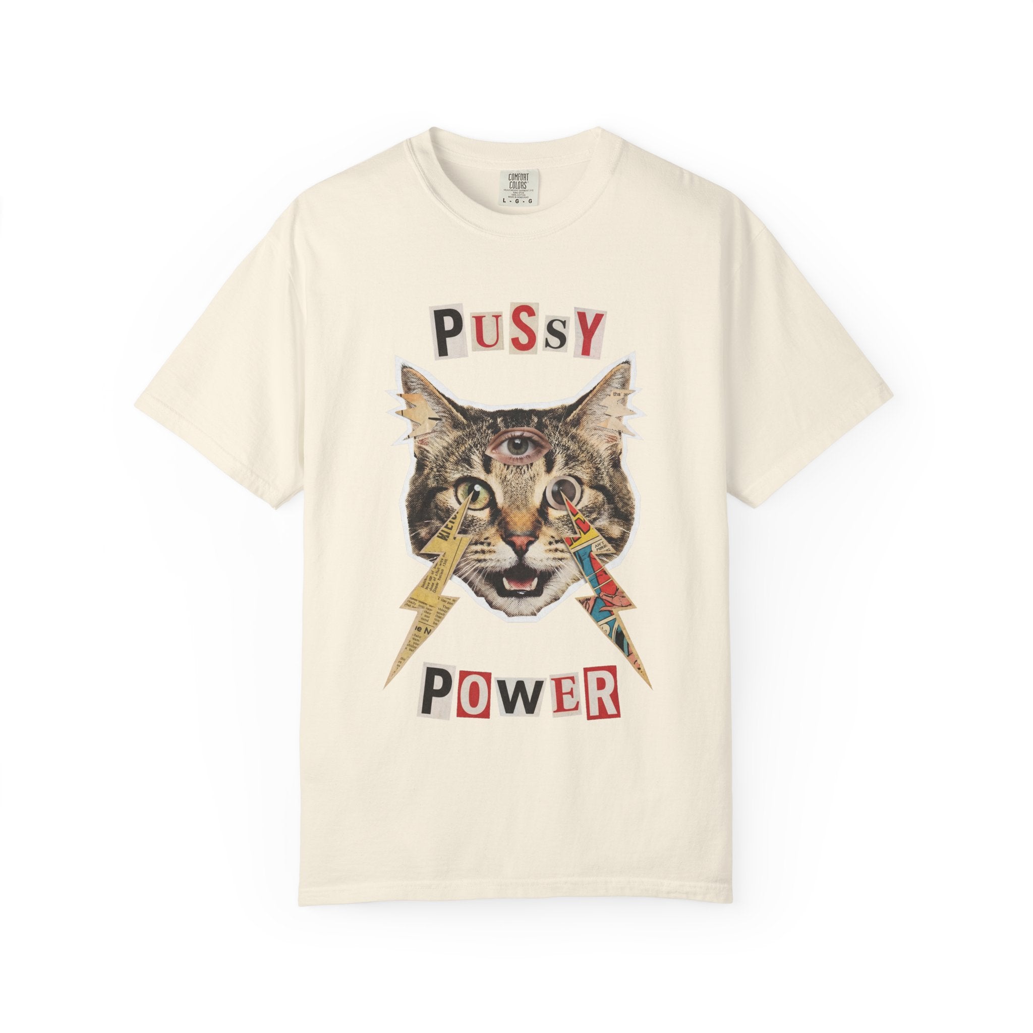 Pussy Power Feminism Comfort Colors Tee